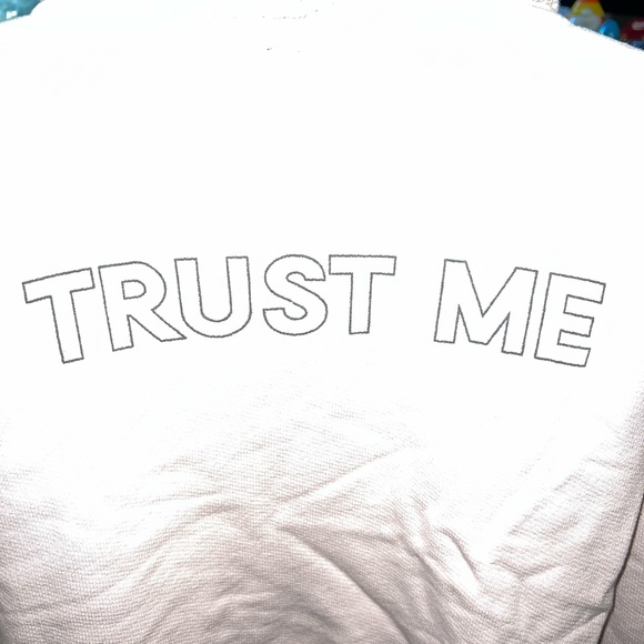 good hYOman Distressed Cropped Sweatshirt - Picture 7 of 11